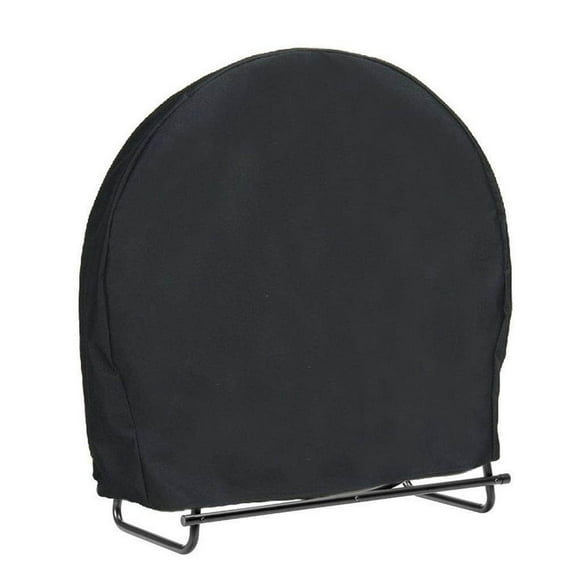 Baohd Firewood Log Rack Cover Firewood Log Hoop Cover Weather-Resistant Cover for Home black