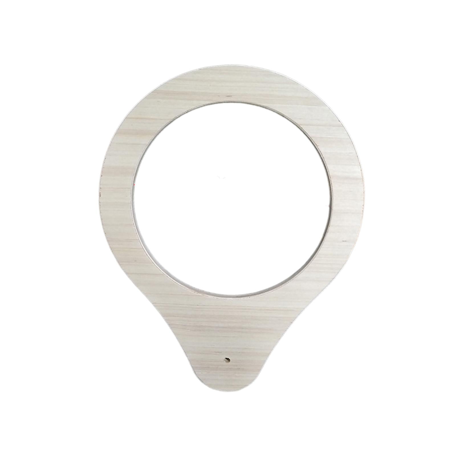 Tooyful Wooden Space Clear Capsule Holder Cat Climbing Frame Accessories DIY Replacement Hammock Practical Window Perch 14inch Portable Wooden Frame