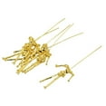 thumbnail image 1 of pitrice 6 Pcs Pendentifs Squelettes Humains DIY Fabrication de Bijoux Or, 1 of 7