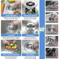 thumbnail image 3 of Colador de desagüe para fregadero de cocina Inkhut, acero inoxidable mejorado, 3 of 7