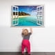 thumbnail image 4 of Etiqueta engomada de la pared efecto 3d paisaje de la playa TUNC Sencillez, 4 of 4