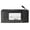 Black, variant on Leather Thin Vertical Stacker Card Case Wallet with ID Window Blue