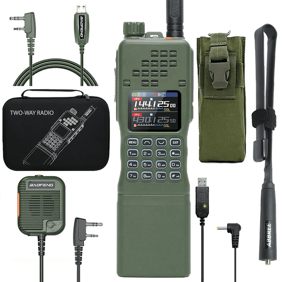 Walkie Talkie Radios AR-152 PRO 10W Powerful Military Grade Tactical APP Programming Long Range Walkie Talkies Full Set for Survival Gear