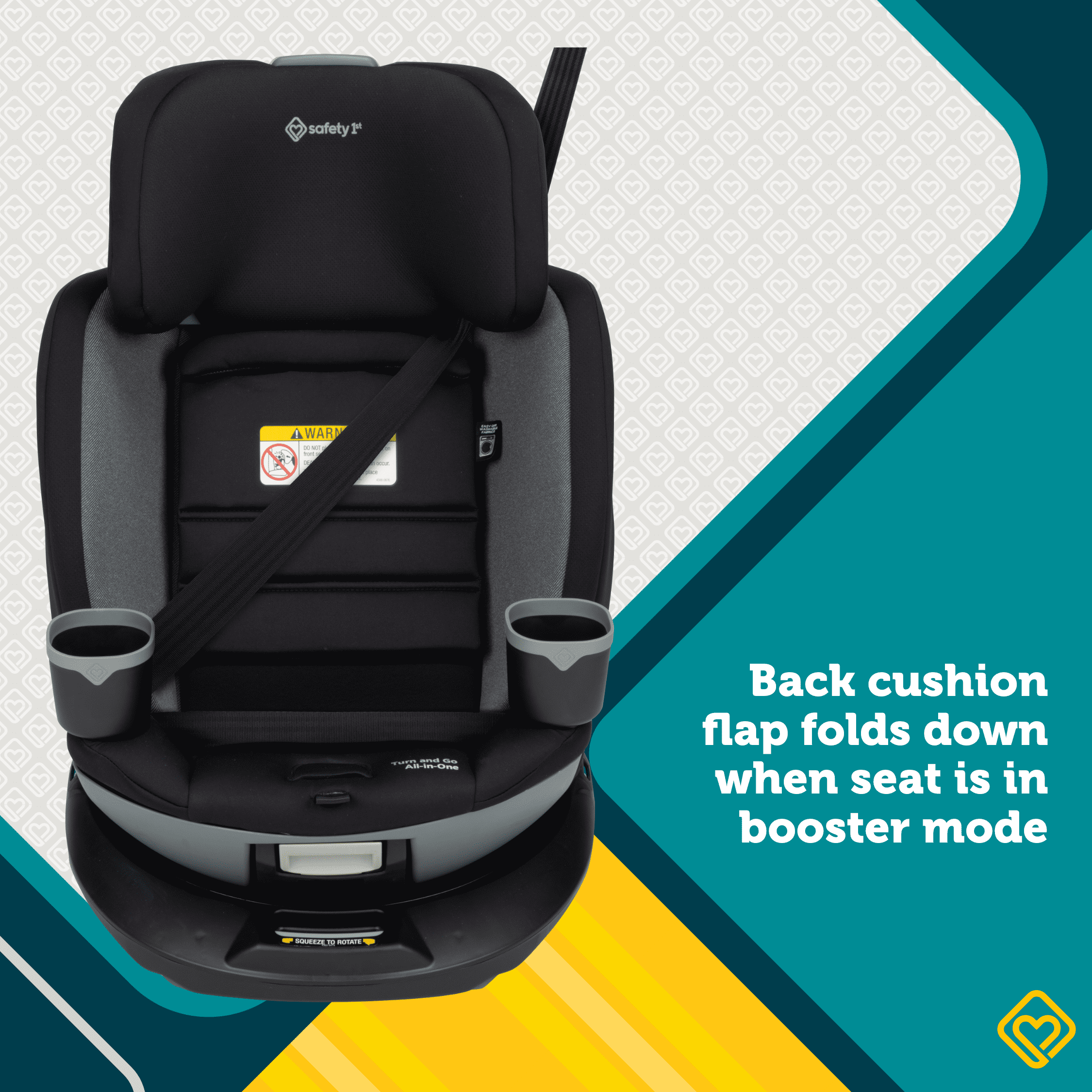 Safety 1st Turn and Go 360° Rotating All-in-One Convertible Car Seat