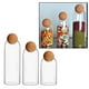 thumbnail image 4 of Tarro de almacenamiento perfecl con corcho juego de 3 de vidrio de borosilicato transparente, 4 of 8