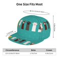 thumbnail image 4 of Hirioo Cute Cat Paw And Dog for Baseball Cap Men Cap Flat Brim for Men Women Teens Adjustable Baseball Cap, 4 of 7