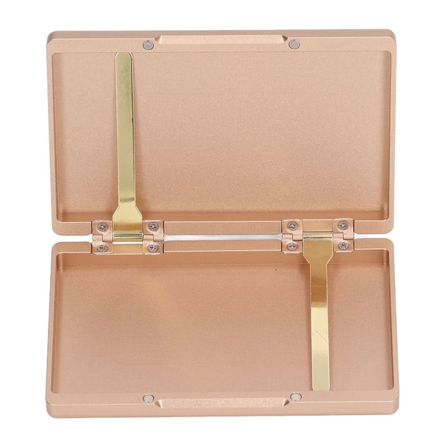 Fine Cigarettes Case, Multiple Uses Wear Resistant 20pcs Box Extended Aluminum Alloy For Business ANGGREK Color dorado de lujo.