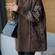 thumbnail image 4 of Nuevo suéter de mujer Otoño Invierno Nuevo suéter de cuello alto de manga larga Tops de moda coreana Ropa casual suelta para mujer Pulóveres, 4 of 5