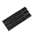 thumbnail image 1 of 500/1000 Uds pajitas flexibles negras para beber fiesta de boda, 1 of 3