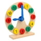 thumbnail image 4 of Reloj de Juguete Educativo de Madera para Niños, Reloj Didáctico Que Enseña a Decir La Hora Y Los Segundos, Reloj Educativo Analógico para Niños Peque, 4 of 9