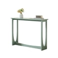 thumbnail image 2 of Kings Brand Furniture Olive Console Table – Wood Rectangular Entryway Table with Sculptural Open-Loop Legs, Modern Accent Table for Living Room or Hallway (Blue), 2 of 5