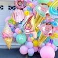 thumbnail image 6 of 40 Inch Giant Rainbow Number 4 Balloons, Birthday Balloons, Helium Mylar Foil Big Number Balloons for Birthday Party Decorations, Kids' Birthday Anniversary Party Baby Shower Parties, 6 of 11