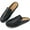 Black, variant on Ablanczoom Mules Women Flats Shoes: Loafers Women Comfortable Dressy Round Toe Slip-on Work Slides Sandals