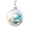 A001- A, variant on Clear Christmas Ornaments Balls with Coastal Beach Theme, 1 Pack, Transparent Sphere with Silver Cap, for Christmas Tree Decor, Holiday Decoration