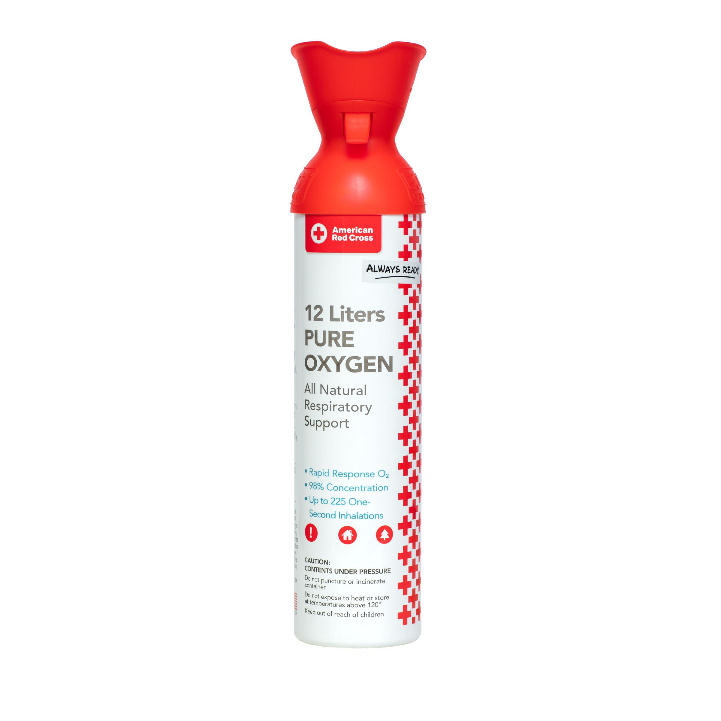 Boost Oxygen Rapid Response Portable Canned Oxygen, Natural, 12L