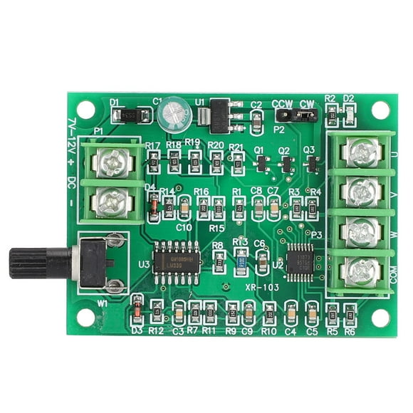Bearachild Placa de accionamiento Relé de voltaje del controlador de CC Accesorios electrónicos Operación simple ajustable Dispositivos de Juegos de teclado y mouse para computadora