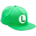 thumbnail image 4 of Nintendo Super Mario Luigi Green Snapback Cap, 4 of 4