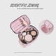 thumbnail image 4 of Bolsa de maquillaje AmbeAlla, grande, rosa, con soporte para brochas, 4 of 7