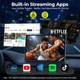 thumbnail image 3 of Pantalla CarPlay LAMTTO inalámbrica de 9 pulgadas con Netflix YouTube, 3 of 9