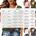 thumbnail image 4 of Stamzod Womens Tops Summer Outfits V-Neck Short Sleeve Lace Boho Blouses Dressy Casual Work Shirts Army Green B L, 4 of 10