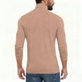 thumbnail image 6 of Men's Turtleneck Shirts Casual Slim Fit Basic Tops Long Sleeve Mock Neck Lightweight Pullover Spring Fall T-shirt, 6 of 6