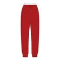 thumbnail image 4 of REALiKUN Double Waisted Sweatpants Men Women Baggy Sweatpants Straight Wide Leg Gym Track Pants Joggers with Pockets, 4 of 7