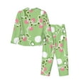 thumbnail image 2 of Goofa Cute Frog2 Printed Women’s 2 Piece Pajama Set Super,Pajamas Women's Long Sleeve Sleepwear Soft Button Down Loungewear Pjs Lounge Set Nightwear-Small, 2 of 9