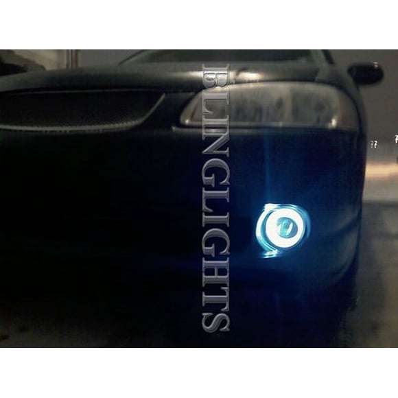 For Blue Halo Angel Eye Fog Lights for 2000 2001 2002 2003 Nissan Sentra