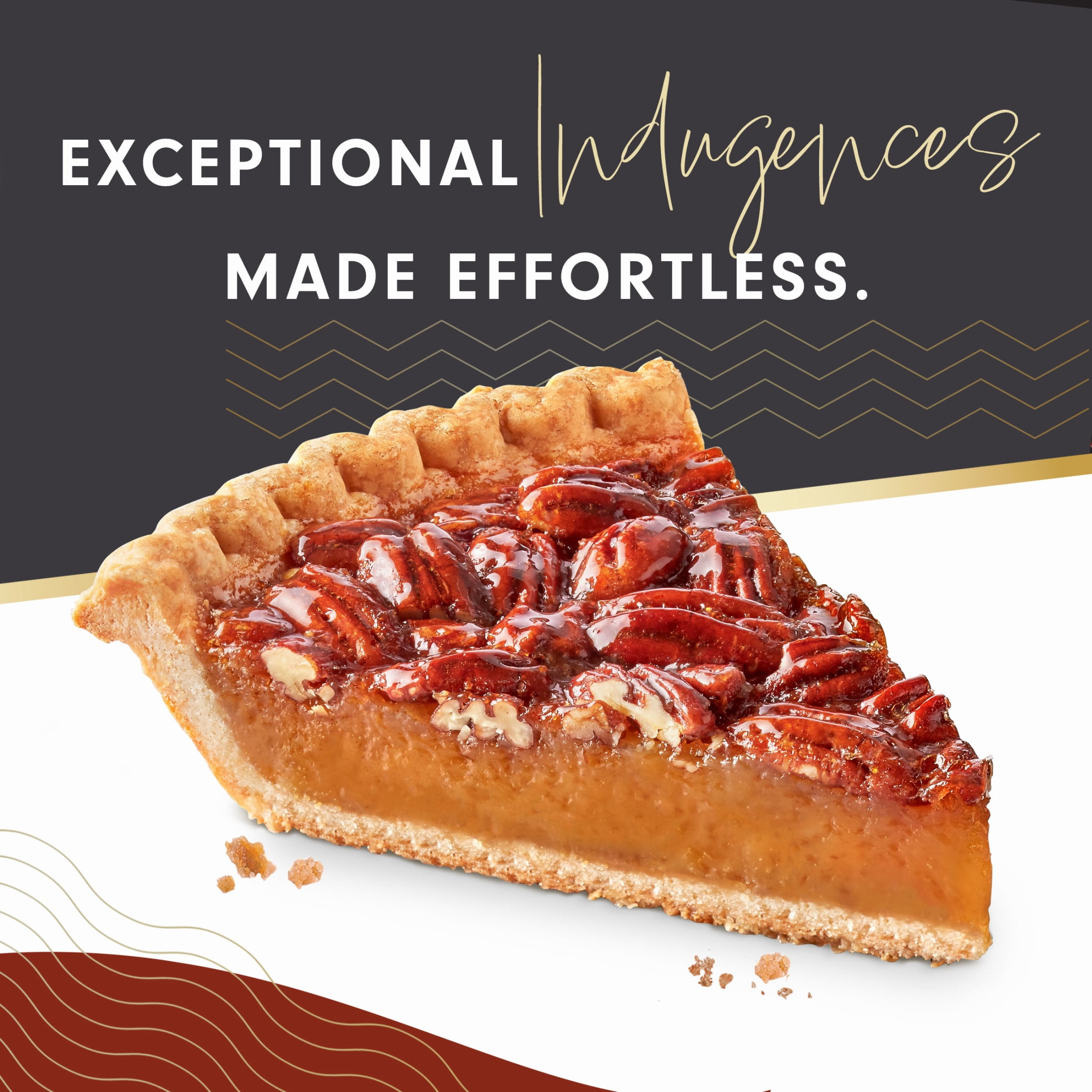 Edwards Frozen Georgia Style Pecan Dessert Pie, 32.0 oz