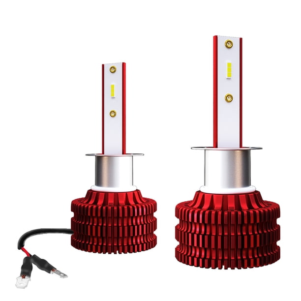 2 bombillas LED para faros delanteros de coche, lámpara de conducción LED, conversión todo en uno