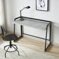 thumbnail image 4 of Leick Home Computer Desk in Gunmetal, 4 of 14