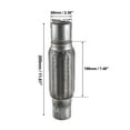 thumbnail image 3 of 60x295mm Car Exhaust Flexible Pipe Tubing Universal Exhaust Joint with Welding Extension Pipe, 3 of 6