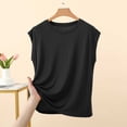 thumbnail image 2 of Admvng Womens Soft Tank Tops Crew Neck Sleeveless Breathable Casual Shirts, 2 of 5