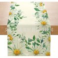 thumbnail image 1 of Camino de mesa de lino Floral limón verano hogar restaurante mantel decoración al aire libre mantel impreso camino de mesa, 1 of 5