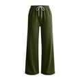 thumbnail image 5 of Women's Straight Leg Sweatpants Athletic Joggers with Pockets Casual Winter Lounge Travel Pants Fashion Outfits, 5 of 8