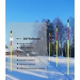 thumbnail image 2 of FiberMarker Solid Reflective Driveway Markers Yellow 3/8 inchx47.5 inch 10 Pack Driveway Poles for Easy Visibility at Night, 2 of 5