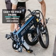 thumbnail image 4 of GOTRAX EFold 20" Electric Folding Bike,48V, 20mph, 35-mile Range,Removable battery, Adult, Unisex, 4 of 14