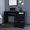 Black, variant on Single open shelf design | Suitable for home office computer setup | Enjoy ample legroom and storage space