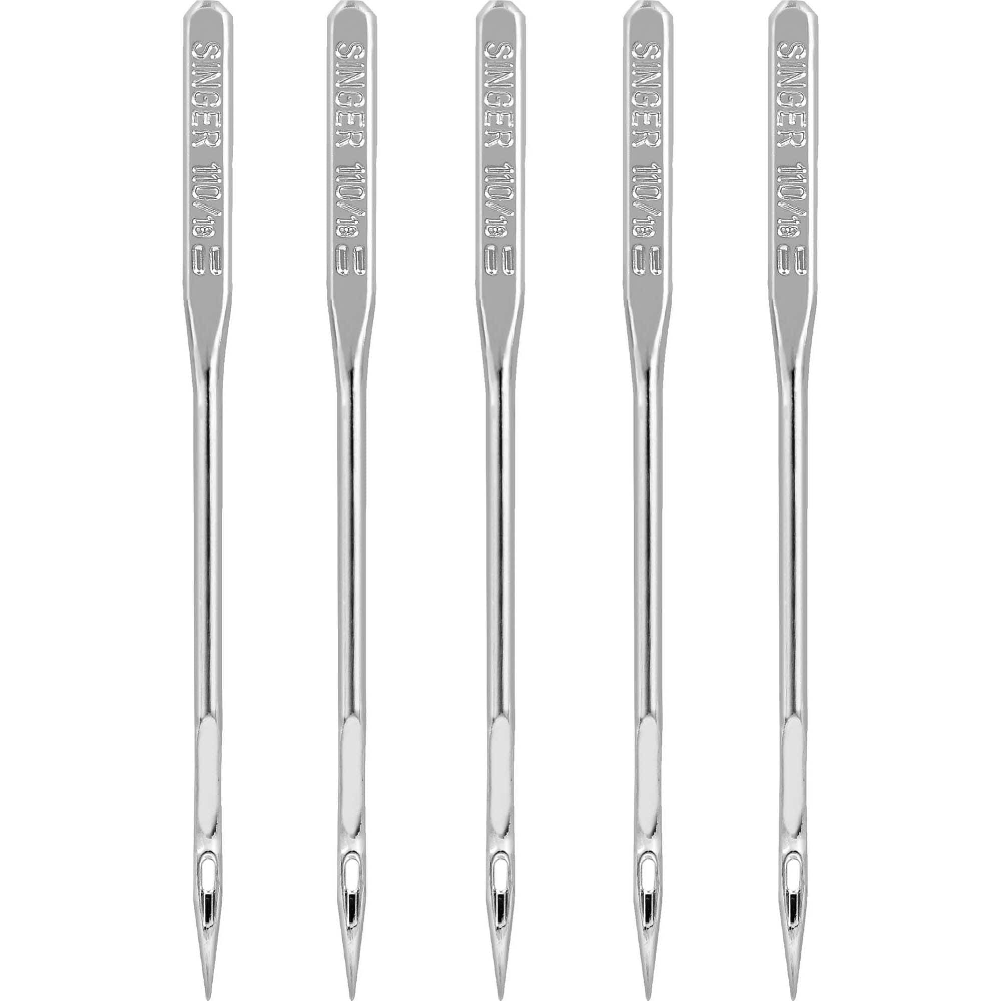 12x1 Substitute Needles 10 to Fit Singer Model 12 & Most Transverse Shuttle  Machines Using 12x1 Needles New Modern Made, Round Shank 