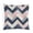 Pattern, variant on Chevron Pattern, Pastel Colors, Gray, Pink, And Navy Blue Pillowcase 16"x16" Geometrical Chevron Zigzag Stripe Pattern Outdoor Square Pillow Cushion Cases Outside Pillows for Home Bed Sofa