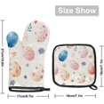 thumbnail image 2 of Easter Oven Mitts and Pot Holders Set of 2, Easter Eggs Spring Colorful Heat Resistant Oven Mitts Kitchen Oven Glove for Cooking, Baking, 2 of 6