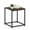 Columbia Walnut, variant on Modern Stackable End Table with Shelves, Columbia Walnut Finish, Space-Saving Cube Design, Durable and Stylish Living Room Furniture