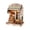 Seasonal Fresh Foods, variant on DIY 3D Wooden Book Nook Kit - Retro Paper Kiosk Miniature Bookshelf Insert with LED Light, Vintage Literary Bookstore Puzzle Craft for Adults and Teens 14+, Creative Desk Decor