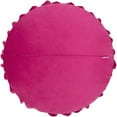 thumbnail image 3 of JWH 3D Handmade Round Hot Pink Decorative Soft Velvet Flower Pillows Room Decor 14inch, 3 of 7