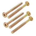thumbnail image 5 of M6x75mm Flat Hex Socket Metal Head Hexagon Furniture Bolts Connector Fastener 5pcs, 5 of 5