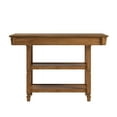 thumbnail image 5 of Weston Home Nora Kitchen Island with 2 Drawers and 2 Shelves, Oak, 5 of 6