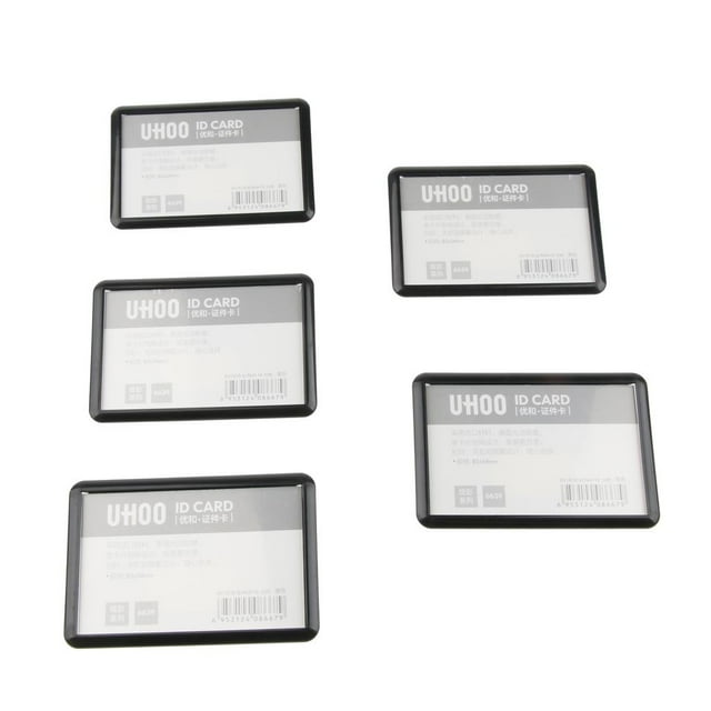 Tarjetas de Nombre Etiquetas de Identificación Herramientas Industrial Suministro de Máquinas Negro