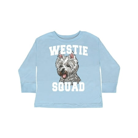 

Inktastic Dog Westie Squad Gift Toddler Boy or Toddler Girl Long Sleeve T-Shirt