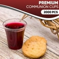 Bulk Premium 2000 Plastic Communion Cups Recyclable & CostEffective