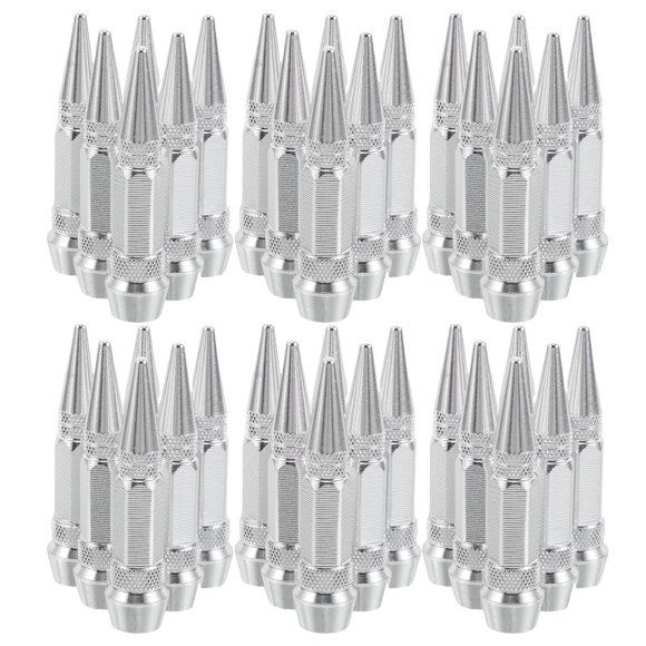 FOMIYES 40Ud Tapas Para De Neumático En Aluminio Plateado Para Automóvil Compatible Universal